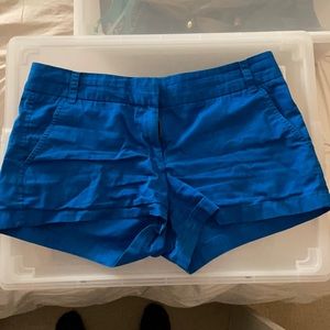 J crew combat blue chino shorts